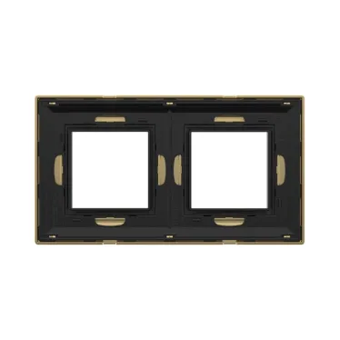 Рамка из металла, ''Avanti'', золотая, 4 модуля