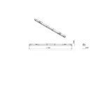 Светильник светодиодный под лампу Т8 SPP-101-0-001-120 Св-к IP65 T8 G13 1200мм (12/216)