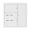Щит этажный 4 кв. RAL9003 (1000х950х160) PROxima