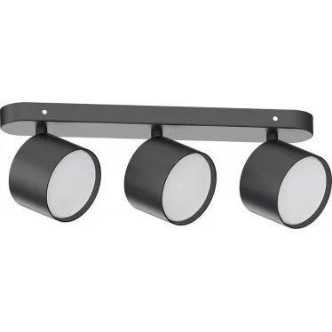 Светильник ДБО 3хGX53 без ламп наклонный черный