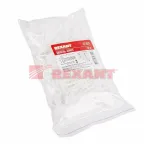 Дюбель-хомут нейлоновый прямоугольный 5-10 мм белый упаковка 100 шт., REXANT