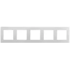 Рамка 5 постов, алюминий