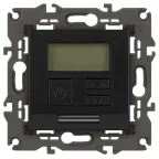 Терморегулятор универс.230В-Imax16А, Эра Elegance, антрацит, 14-4111-05