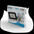 Прожектор светодиодный ДО 150 Вт 13500 лм 6500К AC 220В IP65 286х295х39мм Elementary G2 Gauss