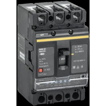 Выключатель автоматический ВА88-32 3Р 125А 35кА MASTER с электронным расцепителем