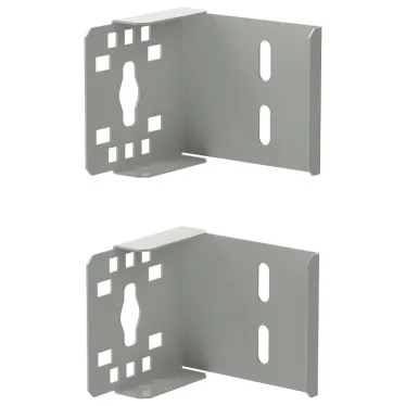 Кронштейн для крепления вертикального кабель-оргорганайзера в зоне Zero-U серый (2шт/компл)