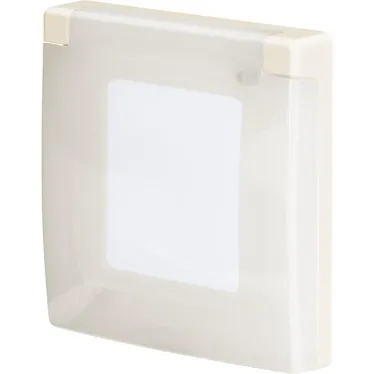 Рамка с защитной крышкой IP 44 INSPIRIA слоновая кость