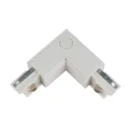 Соединитель для шинопровода осветительного L-образный. внешний, трехфазный, белый. UBX-A21 WHITE 1 POLYBAG | 09762 | Uniel