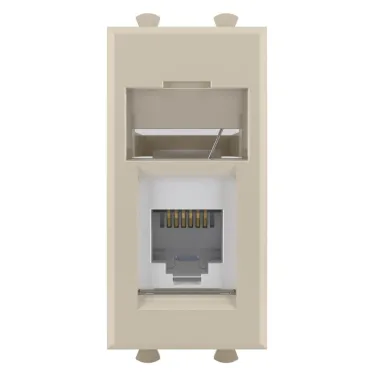 Avanti Телефонная розетка ''Ванильная дымка'' RJ-12, 1 модульная