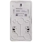 ЭТЮД блок открытой установки Розетка с зеземлением со шторками + Выключатель 1-клавиш., белый