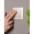 Валенсия лицевая панель выключателя проходного 1-кл. 10А жемчуг