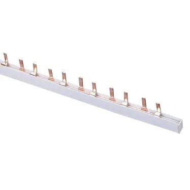 Гребенчатая шина /Шина соединительная 2P 63А 1 м. 27х2 контактов ШС-101