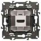 Розетка HDMI, Эра Elegance, шампань, 14-3114-04