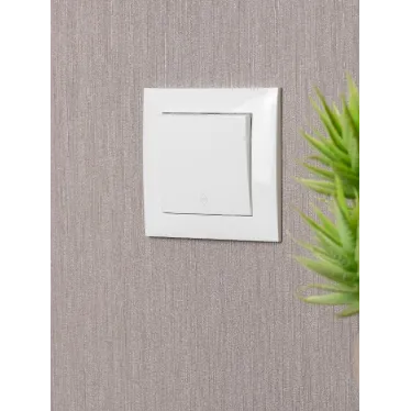 Валенсия выключатель 1-кл. 10А белый проходной