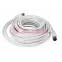 Шнур ТВ гнездо - ТВ штекер. длина 7 метров. белый,