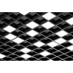 ДВО-3001 О 54Вт 4000К 90х90х40 Грильято комплект 6 шт IP40 с БАП LUMA EKF