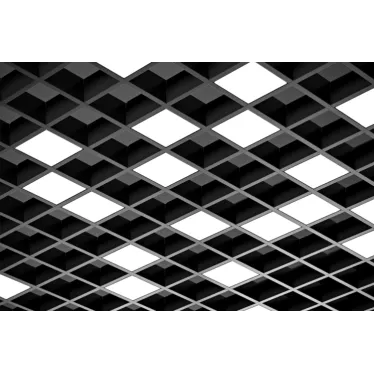 ДВО-3001 О 54Вт 4000К 90х90х40 Грильято комплект 6 шт IP40 с БАП LUMA EKF