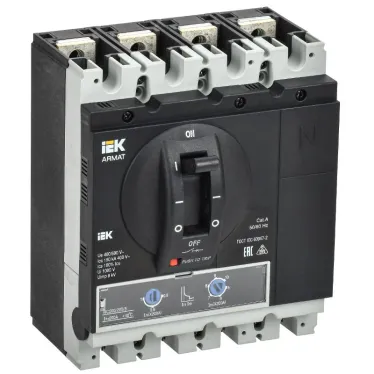ARMAT Автоматический выключатель в литом корпусе 4P типоразмер G 150кА 200А расцепитель термомагнитный регулируемый