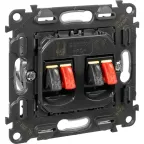 Valena IN MATIC Аудиорозетка с пружинными зажимами Двойная