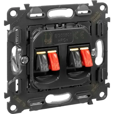 Valena IN MATIC Аудиорозетка с пружинными зажимами Двойная