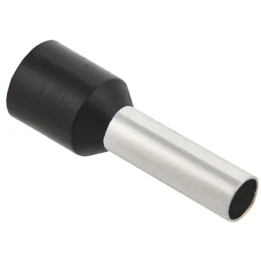 Наконечник кабельный НШвИ 6-12 черный Е6012 (100шт)