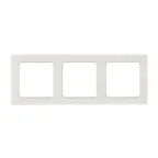 Стокгольм Рамка 3-местная белая