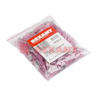 Клемма плоская изолир термоусаживаемая РПи-п-т 1.5, REXANT