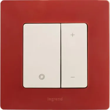 ETIKA Рамка 1 пост красная