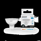 Лампа светодиодная LED 7 Вт 570 лм 6500К софит MR16 холодный GU5.3 AC 220В Elementary Gauss