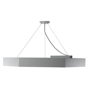 Светильник светодиодный Geometria Hexagon SPO-122-W-40K-066 66Вт 4000К 4800х800х800х80 белый подвесной