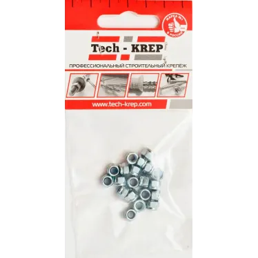 Гайка DIN985 М5 самоконтрящаяся оцинкованная (20 шт)