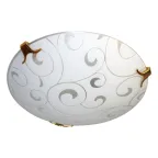 Светильник НПБ-01-60-130 М15 Морокко 250 матовый белый /клипсы золото индивидуальная упаковка