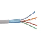 Витая пара F/UTP кат 5E 4х2х24AWG solid LDPE черный 305м