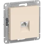 Розетка ATLASDESIGN телефонная RJ11 механизм бежевый