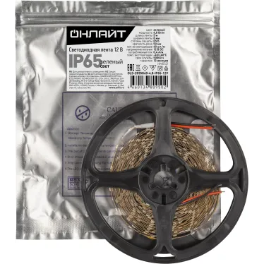 Лента светодиодная  OLS-2835G60-4.8-IP65-12V | 80950 |  ОНЛАЙТ