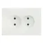 Валенсия лицевая панель розетка 2-местной б/з 10А жемчуг с защ. штор.