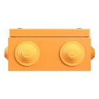 Коробка стальная FS с кабельными вводами и клеммниками IP55 150х150х80мм 4р 450V 20A 10мм.кв нерж.контакт