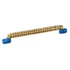 Шина нулевая на 2 угловых изоляторах ШНИ-6х9-24-У2-С