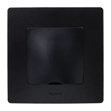 Вывод кабеля IP21 - Legrand Etika - антрацит | 672629 | Legrand