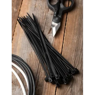 Хомут P6.6 стандартный черный 4.8x300 (100шт) FlexLock PROxima