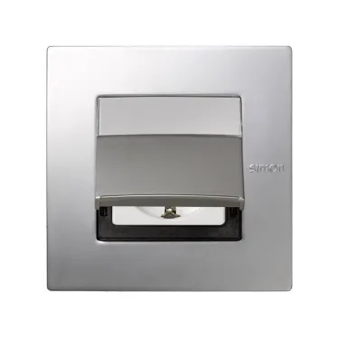 Крышка для розетки, TOP IMPACT, Scudo, алюминий