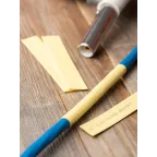 Трубка термоусаживаемая ТУТ нг 12/6 желтая рулон PROxima