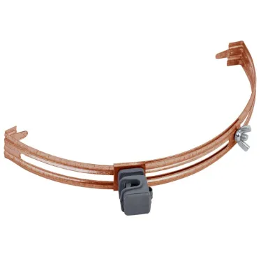 Держатель проводника круглого 6-8мм для конька медь