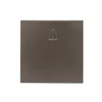 Валенсия лицевая панель кнопки звонка 10А графит