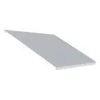 Крышка для переходника по ширине левостороннего лестничного усиленная 100х700х500 мм (2 мм) HDZ