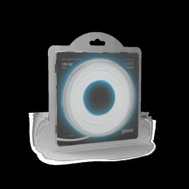 Лента светодиодная LED 2835/60-SMD 4.8 Вт/м 210 лм/м Синий DC 12В IP66 8мм (блистер 5м) Black Gauss