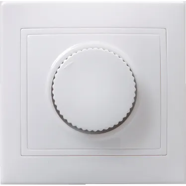 КВАРТА Светорегулятор поворотный белый