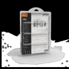 Лента светодиодная LED 2835/120-SMD 12 Вт/м 1200 лм/м 3000К DC 12В IP65 8мм комплект лента и драйвер (блистер 5м) Basic Gauss