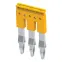 Перемычка гребенчатая 3 полюса OptiClip JX4 для пруж. клемм сечением 4 кв.мм