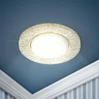 Светильник под лампу Gx53, 220V,13W, белый/золото DK80 WH/GD